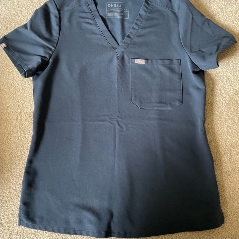 Figs Shirt - Dark Harbor Small